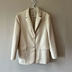 WILFRED LEATHER BLAZER